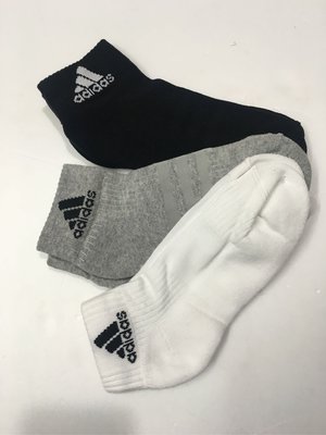 adidas 愛迪達 運動襪 三雙組合包 短襪