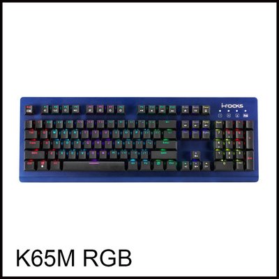 【S03 筑蒂資訊】 i-rocks IRK65MS kailh RGB 機械式鍵盤 凱華青軸