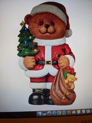 25.5吋 LED 聖誕棕熊裝飾（商品尺寸-長 38.5公分 X寬 32.5公分 X 高 64.5公分)-需要請先詢問  謝謝-缺貨