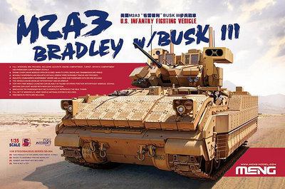 MENG SS-004 135 U.S. IFV M2A3 Bradley wBusk III