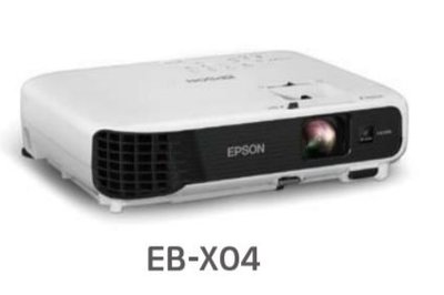 【易控王】EPSON EB-X04 XGA 液晶 投影機 愛普生 公司貨 2800流明