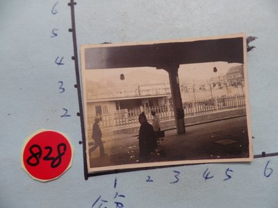 二戰以前,朝鮮,京城火車站(現今韓國, 漢城火車站),古董黑白,照片,相片