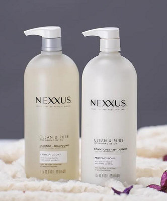 Nexxus 深層純淨 洗髮精 護髮乳 潤髮乳 1公升 1L 美國沙龍級商品 乾燥粗糙受損髮救星