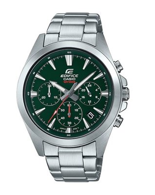 【萬錶行】 CASIO EDIFICE 簡約的經典計時碼腕錶 EFV-630D-3A