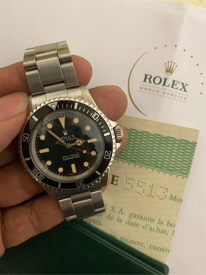 Rolex 5513 (meter first)盒單美品,日本RSC保養過~1680.1675.1665.1655.5512.1803.1601.1016~