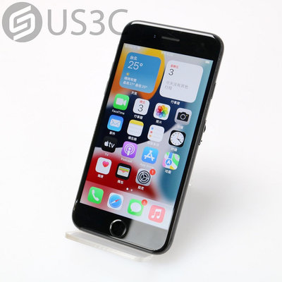 【US3C-桃園春日店】【一元起標】公司貨 Apple iPhone 7 128G 黑 指紋辨識 A10晶片 1200萬畫素 3DTouch 二手手機
