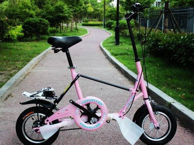 【熱賣下殺價】自行車GOGOBIKE折疊車12寸一秒學生成人上下班小輪gogo折疊自行車