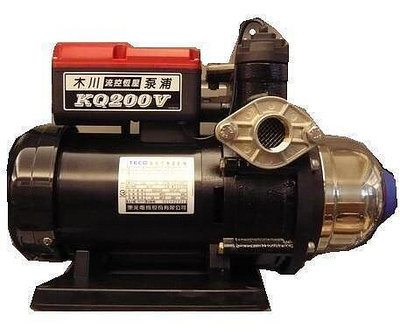 【優質五金】木川KQ-200V電子加壓機~適用於太陽能熱水器或熱水專用馬達~免運費特價中