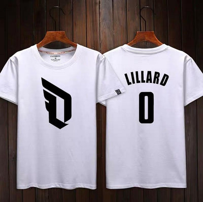 🌈里拉德Damian Lillard短袖T恤上衣🌈NBA公鹿隊Nike耐克愛迪達運動籃球衣服T-shirt男96