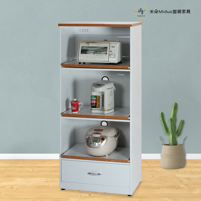 【米朵Miduo】2.2尺一抽三拉盤塑鋼電器櫃 塑鋼家具(附插座)