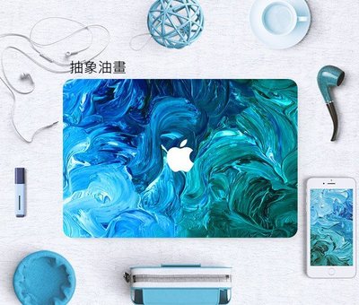 【小宇宙】油畫時尚保護貼膜 Macbook Air Mac Pro Retina 12/13/15  貼膜 包膜
