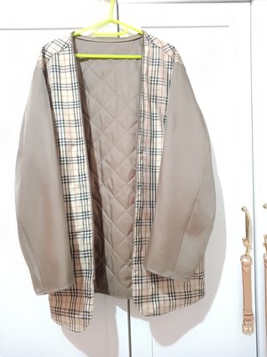 Burberry vintage 90年代 日製 防風 開襟 外套 短大衣 YSL Dio r