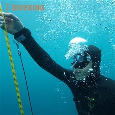 眾誠優品 DIVEKING 專業自Z.由潛水安全掛繩 lanyard 潛水裝備 比賽 訓練ZC6170