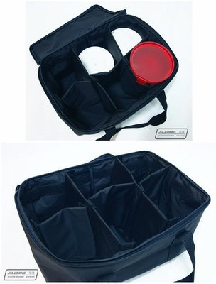 【露營趣】嘉隆 小攜行袋 裝備帶 收納袋 手提袋 料理袋 鍋具袋(可拆式隔間) BG-026
