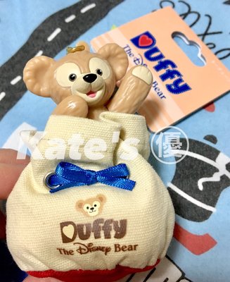 ♥Kate's ㊝♥ 迪士尼樂園海洋限定 Duffy 達菲熊公仔 帆布水桶包 造型鑰匙圈 掛飾 日本購入 送禮好選擇