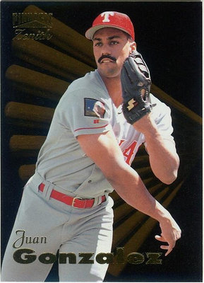 90年代強棒 Juan Gonzalez 岡薩雷斯 1996 Zenith 球卡[9]