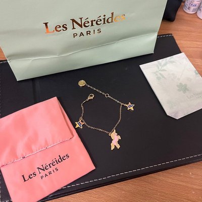 法國品牌 Les Nereides 獨角獸 星星 金色手鍊