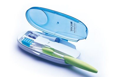 iONCARE 雙牙刷 便攜式 露營 旅遊 UV紫外線殺菌 便攜牙刷盒 牙刷殺菌器 滅菌器 除菌 可攜帶 可壁掛