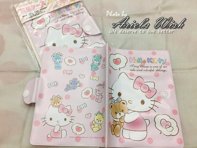 Ariel's Wish-日本SANRIO三麗鷗限定Hello kitty凱蒂貓媽媽手冊健保卡存簿套存摺套提款卡套護照套