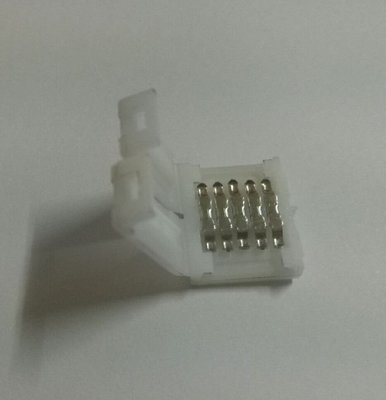 R169 免焊LED卡扣 5PIN 適用寬度 10MM LED燈條 自鎖電源插頭 DC母頭 快速接頭 連接頭 連接線