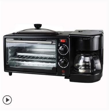麵包機 早餐機神器烤麵包機烤箱家用壹體全自動多功能咖啡吐司機  JD