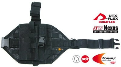 JHS（（金和勝 生存遊戲專賣））警星M.O.D. 腿掛槍套(黑色) H-05C(BK)
