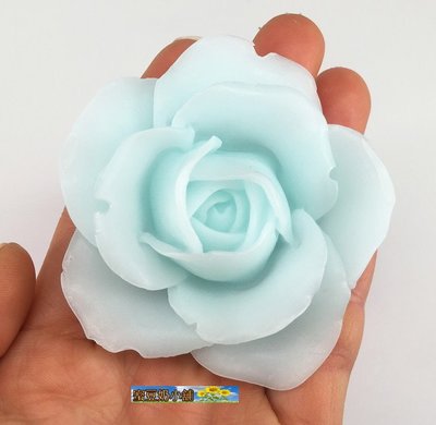 蜜豆奶小舖/BK1070裝飾蠟燭3D立體玫瑰花模/模具批發/手工皂模/矽膠模/土司模