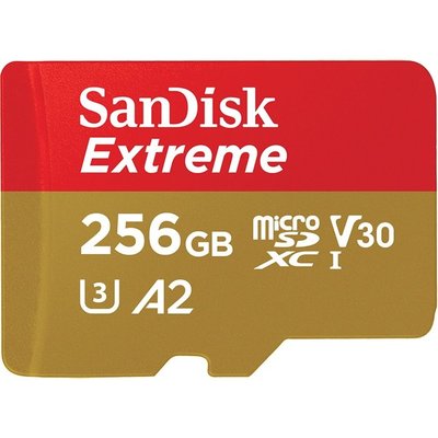 『儲存玩家 』台南 SanDisk 256GB Extreme Micro SDXC A2 190/130MB
