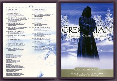 音樂居士新店#教皇合唱團 Gregorian - Christmas Chants & Visions () DVD