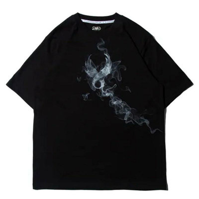 現貨秒發 REMIX 24SS SPIRIT LOGO 煙燻 TEE 黑色 黃金M號