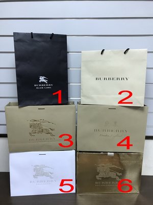 BURBERRY紙盒+BURBERRY紙袋 金色BURBERRY紙袋 禮盒 名牌紙袋100% 真品新光三越專櫃購入