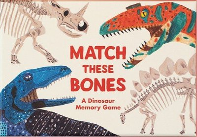 ＊小貝比的＊MATCH THESE BONES/A DINOSAUR MEMORY GAME/圖卡/7~12歲/桌遊