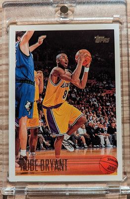 96-97 Topps Kobe Bryant RC 新人卡 附磁鐵殼