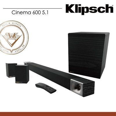 Klipsch CINEMA 600 3.1 soundber劇院組