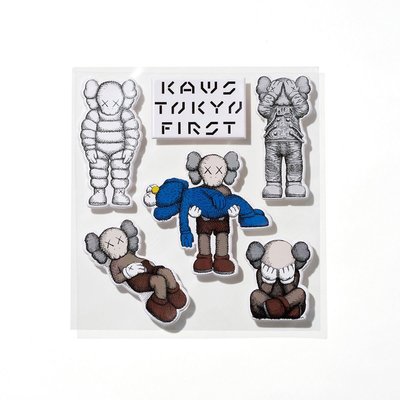 【日貨代購CITY】KAWS TOKYO FIRST 立體 泡棉 貼紙 一組 裝飾 小物 展覽 限定 現貨