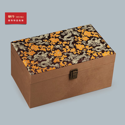 熱銷 錦盒古董首飾箱 玉器文玩古玩把件盒 雕件擺件禮品包裝盒