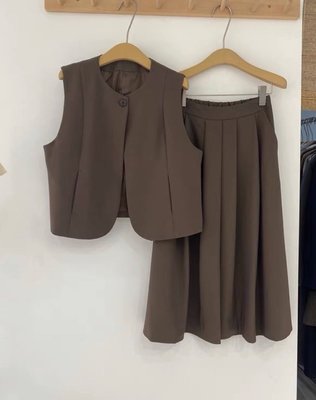 韓國♾3色*氣質優雅秋季兩件式套裝
