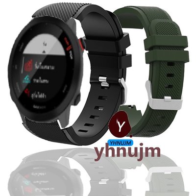Garmin forerunner 55智能手錶錶帶 錶帶 硅膠 Garmin FR55 硅膠錶帶 手環帶 穿戴配件