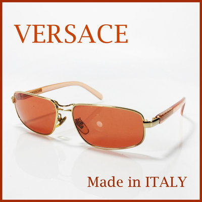 【桑園の】■二手真品■ Vintage VERSACE 凡賽斯 金屬方框 古董款 義大利製 太陽眼鏡 墨鏡 (委託品) T 5052 B29