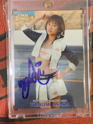 SRQ 賽車女郎 Tomomi Asaka 浅香智美 簽名卡(非Hit Juicy Honey發行)