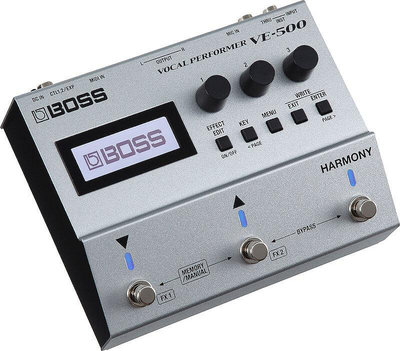 易匯空間 【新品樂器】BOSS VE-500 VE500 延遲混響人聲和聲音高修正電音效果器聲碼器YY1018