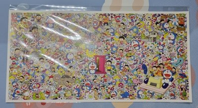日本2017 THE哆啦A夢展販賣 村上隆燙金明信片THEドラえもん展