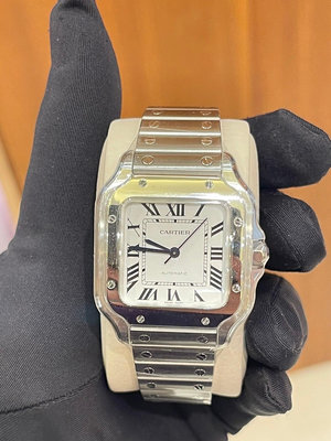 【時光鐘錶公司】 CARTIER 卡地亞 三度士錶款 SANTOS DE CARTIER腕錶 WSSA0029