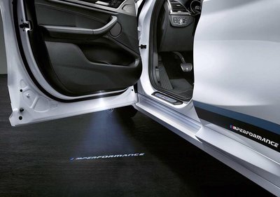 BMW M-Performance 原廠車門投射燈 照地燈片