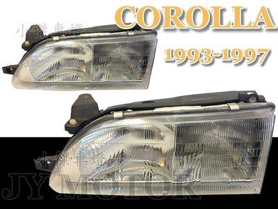 小傑車燈-全新 COROLLA 93 94 95 96 97 年 LLA-93 原廠型 大燈 一顆1200DEPO製