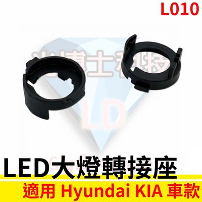 LED大燈轉接座 燈管轉接座 現代 Hyundai KIA H7 專用 固定座 專用座 免挖原廠燈座 HID必備