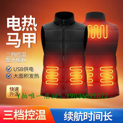 電熱馬甲 加熱衣服電熱馬甲背心男士冬季羽絨棉保暖外套USB充電全身發熱衣
