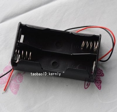 18650 電池盒 2節串聯7.4V/8.4V電池組盒 帶線DIY18650接線盒 W83 [60183]    cof