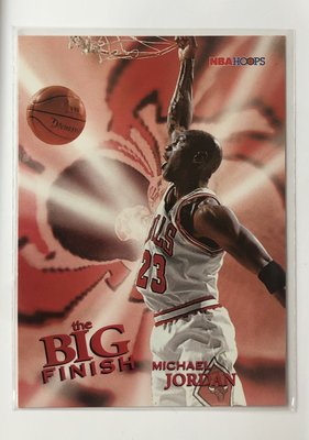 [NBA]1996 HOOPS Big FINISH "Michael Jordan" 空中飛人 喬丹 公牛 球員卡