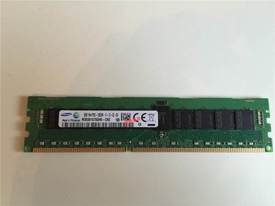 三星 8G 1RX4 DDR3 1600R ECC REG PC3L-12800R RDIMM 伺服器記憶體
